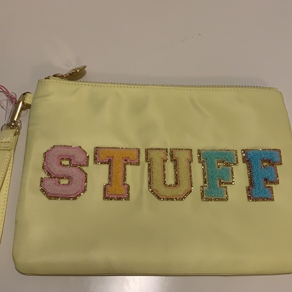 ONE LEFT! 🎉 Stoney Clover Lane x Target STUFF Patch Flat Pouch - Picture 1 of 11